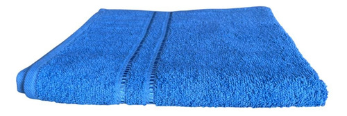 Toalla Baño Negra & Colores Algodón 140x70 Medio Baño Azul Rey Lisa