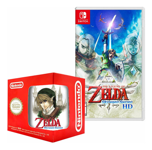 Zelda Skyward Sword Hd Nintendo Switch + Taza 1