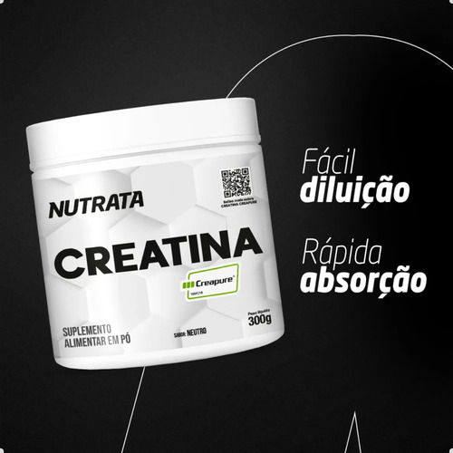 Creatina Creapure 100% Monohidratada 300g Nutrata
