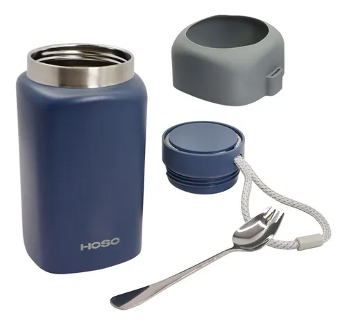 Termo Comida Y Liquido Hoso Multipropósito Acero Inox 750ml