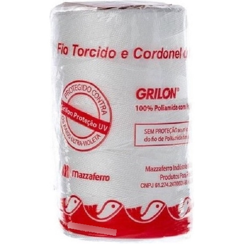 Fio Torcido Grilon Branco 210/36 200gr Pacote 10 Unidades