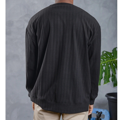 Buzo Tramado De Darlon Dixon Sweater Boxy Fit