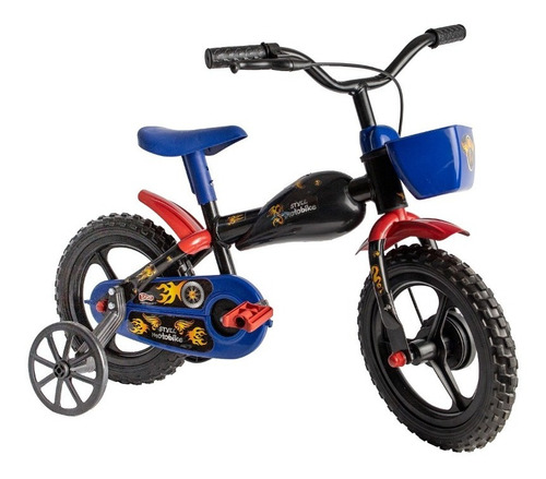 Bicicleta Infantil Aro 12 Moto Bike De 3 A 5 Anos - Styll