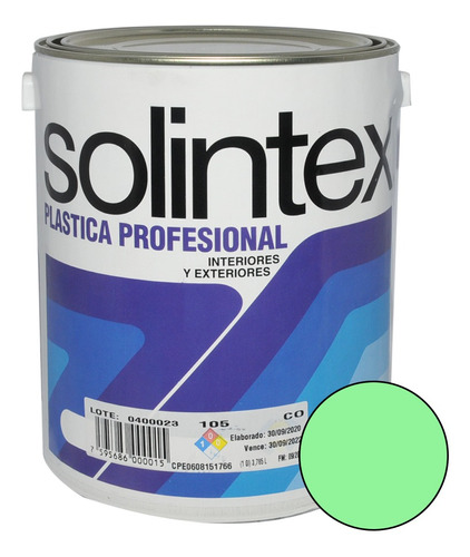 Pintura Caucho Prof 1gl Verde Manzana Solintex