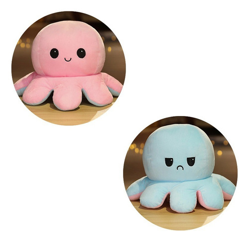 Flip Octopus Octopus Peluche De Doble Cara Flip Squid Doll