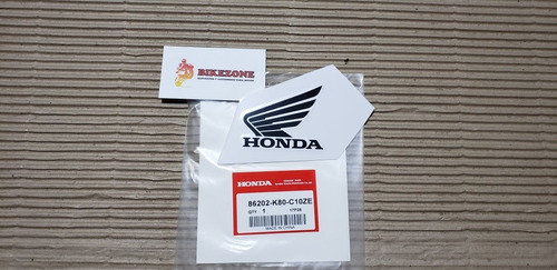 Calco Original Honda Elite 125 2018 Ala Negra Moto Blanca Iz