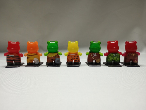 Muñeco De Plástico Panditasn Klap Cavernícola 7pzascolección (Usado)