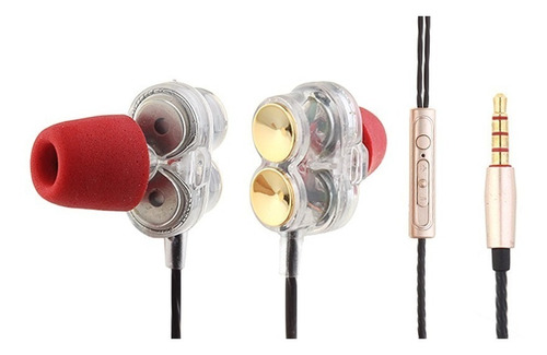 Audífonos in-ear QKZ KD7 silver