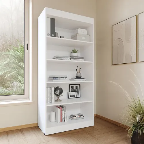 Livreiro Estante Multiuso Com Prateleiras Branco