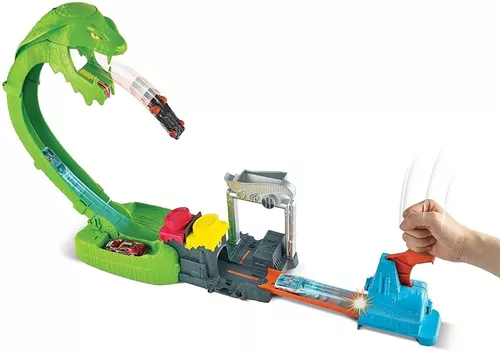 Pista Hot Wheels City Ataque De Cobra Serpente Tóxico Mattel Cor