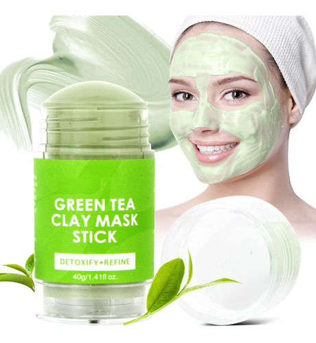 Mascarilla De Té Verde, Sin Poros De Limpieza Profunda, Remo