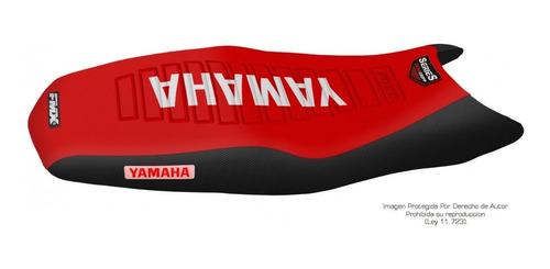 Funda Yamaha 150 Sz Rr Fmx Series Asiento Rojo/negro/blanco