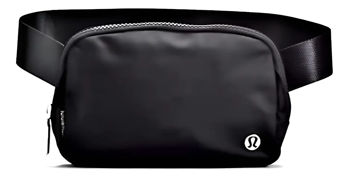 Lululemon Athletica Everywhere Adultos Bolsa Para Cinturón Color Negro Liso