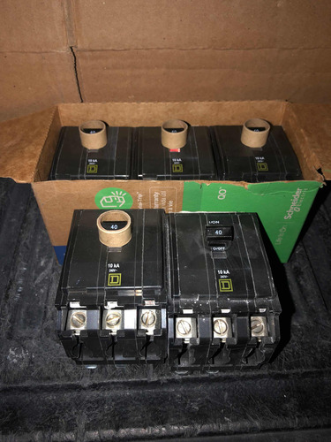 Interruptor Termomagnético Square 3x40 Amp