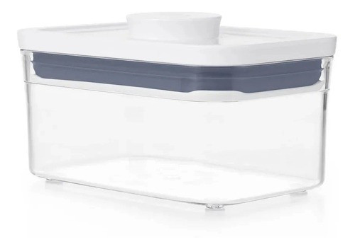 Tarro acrílico hermético Oxo 2.0 para pop, rectangular, 600 ml
