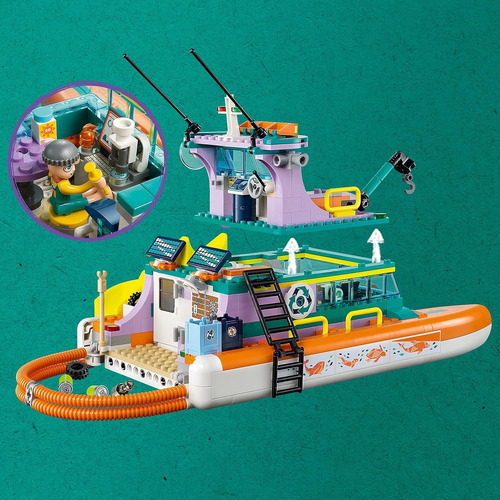 Juego De Juguetes De Construcción Lego Friends Sea Rescue Bo