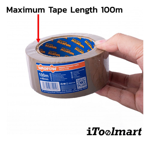 Cinta Empacar Embalaje Marron Hd 100mt X 48mm X 0.0045mm