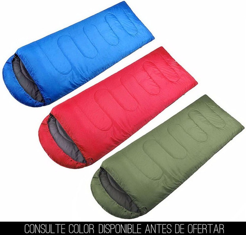 Sobre De Dormir Camping Dormilonas Vs Colores 2mt C/ Capucha