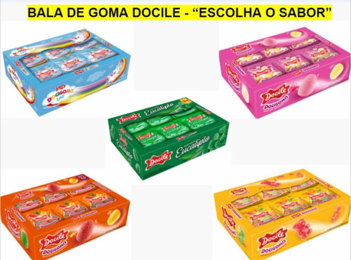 Bala Goma - Escolha Sabor - Docile 