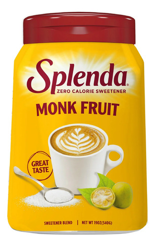 Splenda Monk Fruit 19 Oz. Large Jar