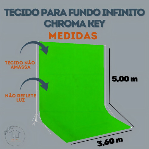 Tela Chroma Key Infinity Background Studio de 5 x 3,60 metros, color vino
