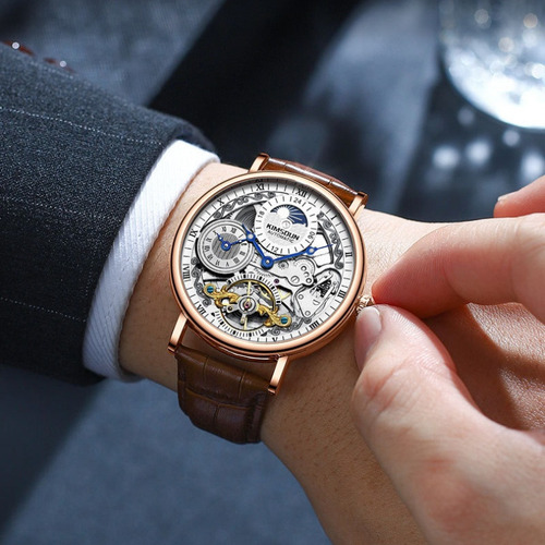 Reloj Tourbillon Mecánico Clásico Kimsdun 2028a