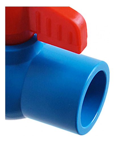. Válvula De Bola De Pvc Para Tratamiento De Agua, Azul 25mm