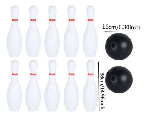Juego De Bolos Para Niños, 10 Bolos Y 2 Bolas, Juego
