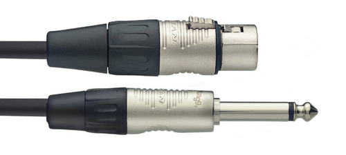 Imagen 2 de 3 de Cable 6m Canon Hembra-plug Profesional Stagg Nmc6xp