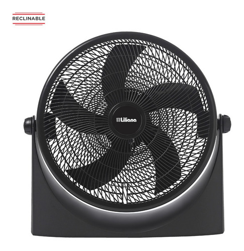 Turbo Ventilador 18 Pulgadas Liliana Vtf18p 3 Palas Negras
