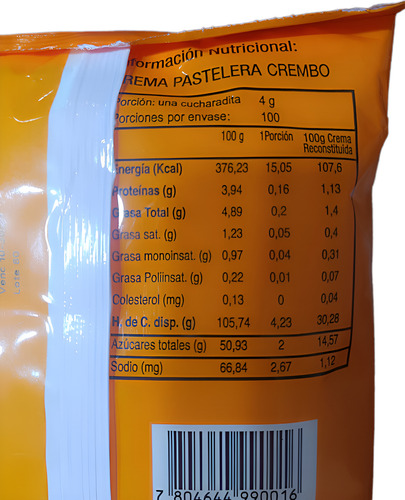 Crema Pastelera 400gr ,