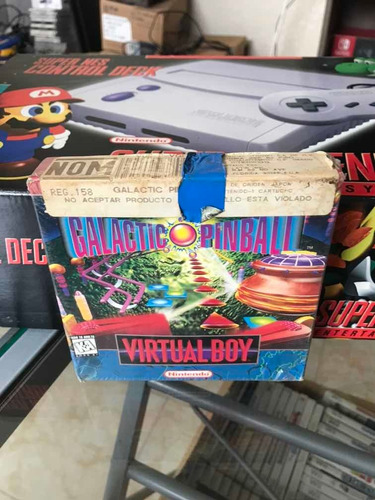 Galactic Pinball Para Virtual Boy!!! -sealed-