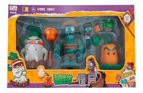 Juguetes Plantas Vs Zombies Rábano Infantil  Multicolor 