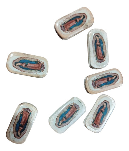 100 Pzs Dije Virgen De Guadalupe Pulseras Bisuteria