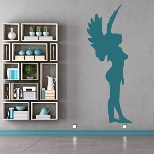 Angel Standing Silhouette Angels And Wings Ws-15298