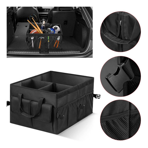 Organizador De Maletero De Coche, Red De Carga Plegable,
