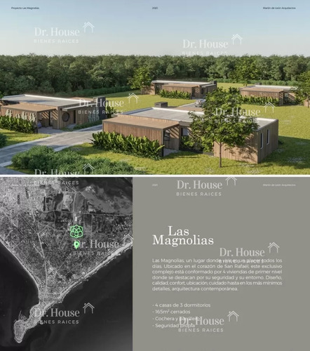 Casa En Barrio Privado En San Rafael, 3 Dormitorios, 1000 Metros Terreno, Calefacción