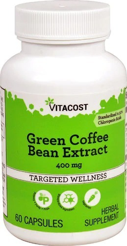 Grano Verde Cafe 400mg Quemador Grasa 60 Caps Vitacost