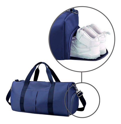 Imagen 2 de 10 de Bolso De Viaje Reforzado Deportivo Impermeable
