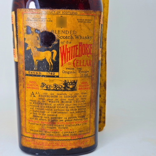 Cavalo Branco Whisky White Horse Single Malt Original Raro