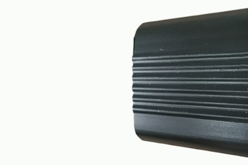 Perfil Pvc Estria Preto 35mm