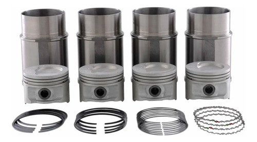 Pack X 4 Camisa, Piston, Aros Mahle Ford Motor 1600 Gas 77cc