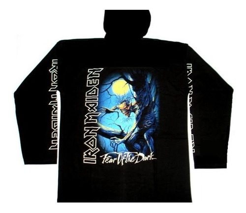 Iron Maiden Fear Polo Capucha Small [rockoutlet] Remate