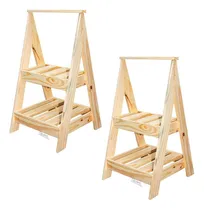 Comprar 2 Caballetes De Madera De Pino Escritorio