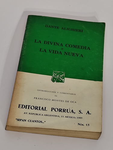 La Divina Comedia / La Vida Nueva - Dante Alighieri (Usado)