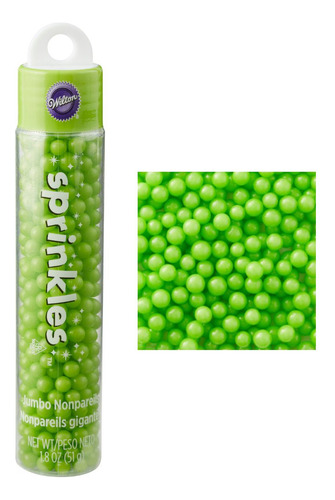 Sprinkles Bolitas Jumbo Verde Wilton