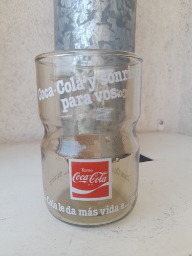 Viejo Vaso Colección Coca-cola Y Sonrisas Para Vos