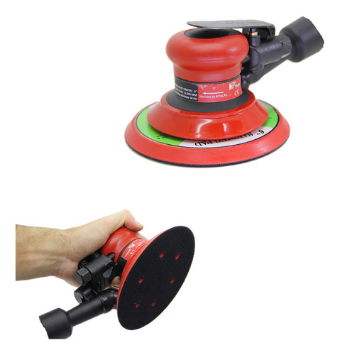 Lixadeira Orbital 6'' S/ Aspiração-para Pintura Automotiva