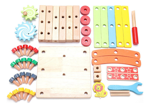 . Juguete De Silla De Montaje Multifuncional De Madera For