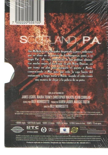 Legoz Zqz Dvd-scotland P.a.-fisico - Ref 966